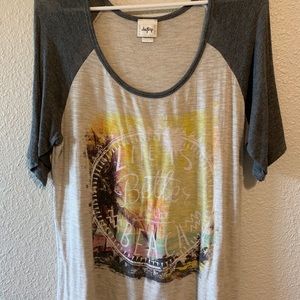 Life is better at the beach baseball Tee